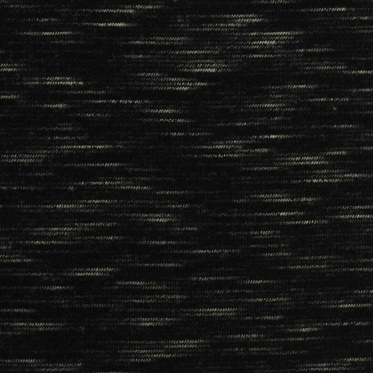 Black Marl French Terry, Polyester, 230 gsm