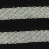 Black Horizontal-Stripe Scuba Knit, Viscose-Poly — texture