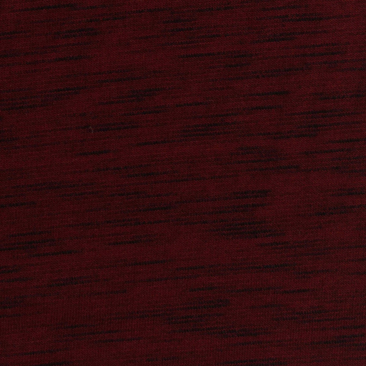 Dark Red Marl French Terry, Polyester, 190 gsm