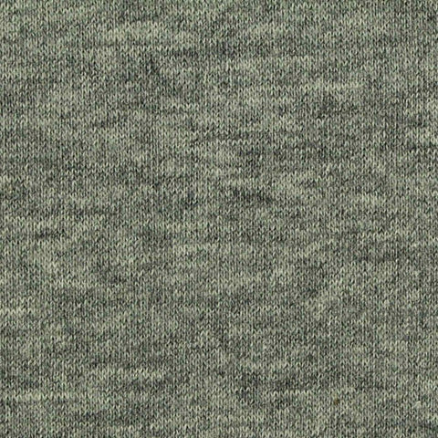Heathered Grey-Green Marl Velvet, Cotton-Poly