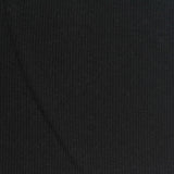 Polyester Viscose Stretch Rib Knit Fabric, 270 gsm, 110 cm — Black