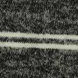 Off-White Horizontal-Stripe Chunky Knit, Viscose-Poly — texture