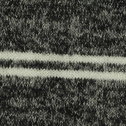 Off-White Horizontal-Stripe Chunky Knit, Viscose-Poly, 180 gsm