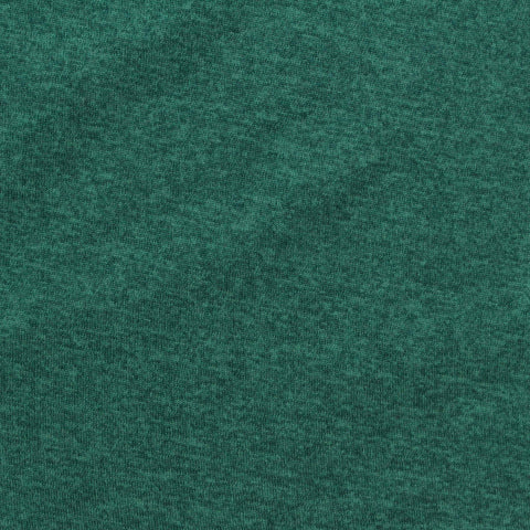 Dark Teal Marl Jersey Knit, Polyester