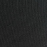 Modal Stretch Rib Knit Fabric, 240 gsm, 109 cm — Black