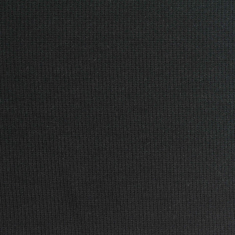 Modal Stretch Rib Knit Fabric, 240 gsm, 109 cm — Black