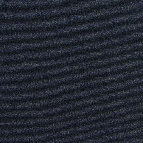 Dark Blue Marl Ponte Knit, Poly-Viscose, 280 gsm