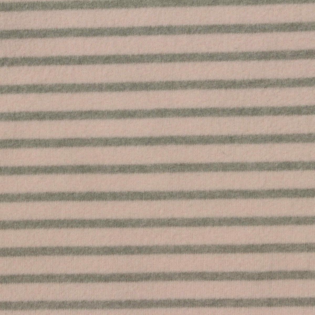Light Pink Horizontal-Stripe Rib Knit, Polyester