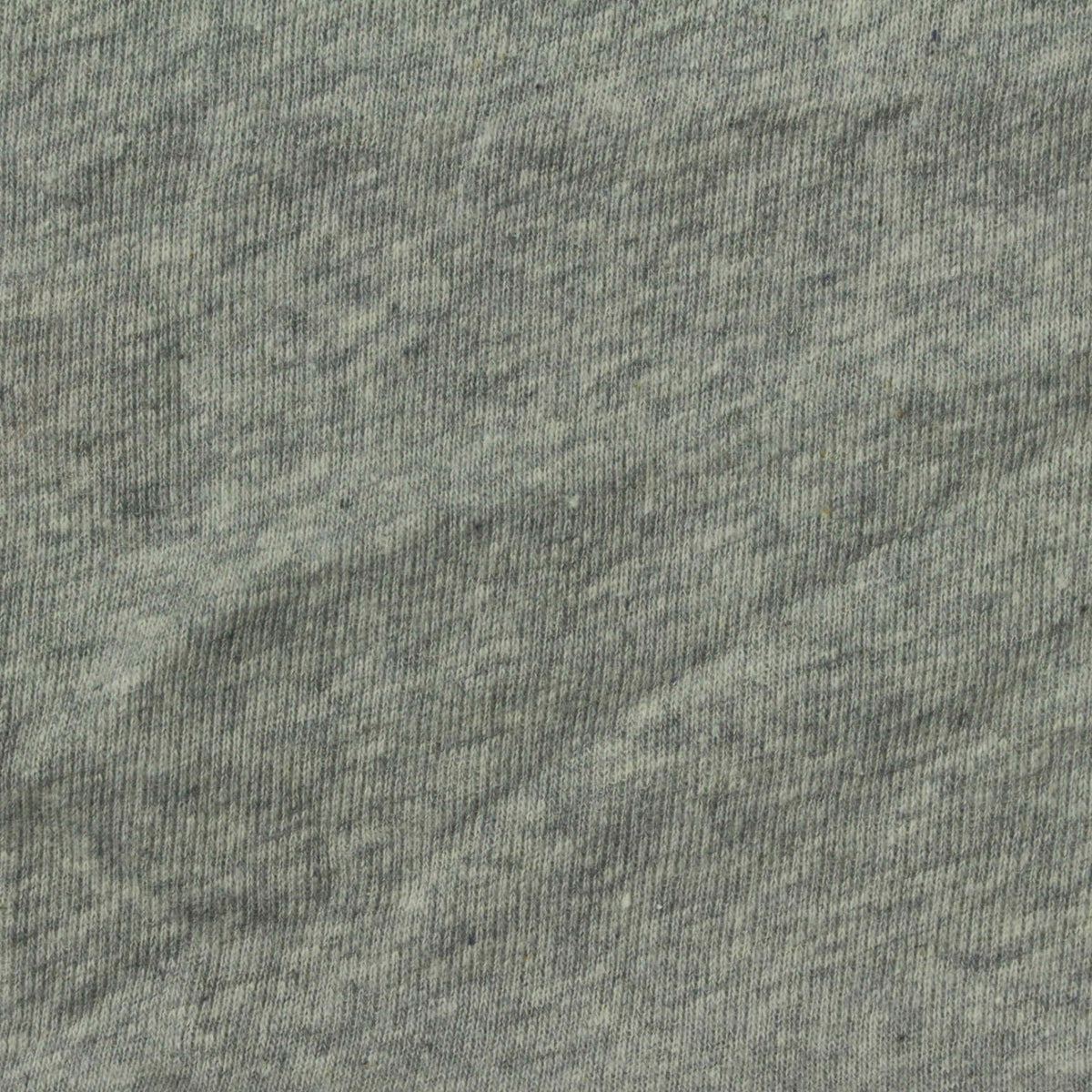 Grey Marl Rib Knit, Cotton, 180 gsm, 190 cm