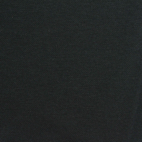 Polyester Cotton Warp Knit Fabric, 320 gsm, 185 cm — Black