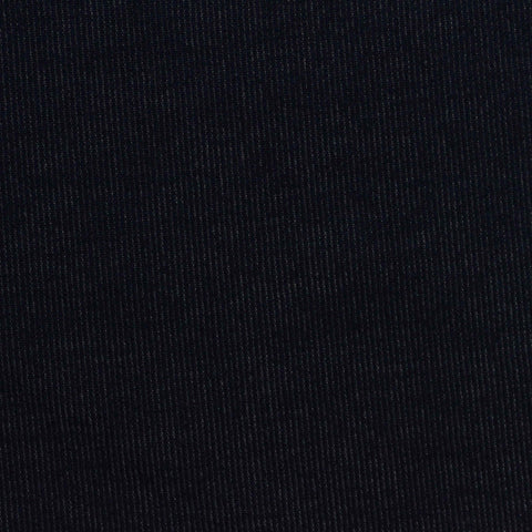 Polyester Viscose Stretch Denim Fabric, 280 gsm, 165 cm — Navy