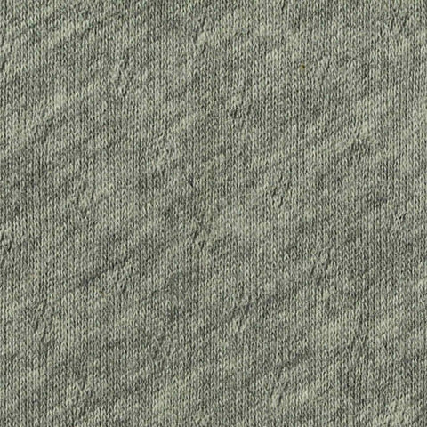 Grey Marl Pointelle Knit, Cotton-Poly
