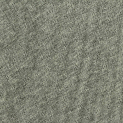 Grey Marl Pointelle Knit, Cotton-Poly