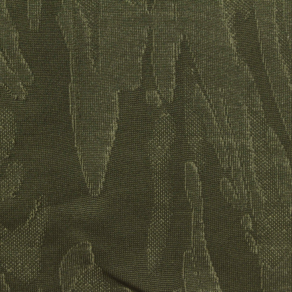 Olive Tone-on-Tone Interlock Knit, Poly-Viscose