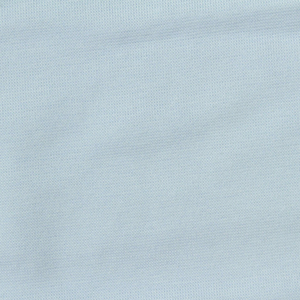 Polyester Cotton Stretch Rib Knit Fabric, 400 gsm, 160 cm — Blue