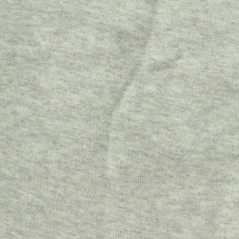 Light Grey Marl Rib Knit, Cotton-Poly, 360 gsm, 180 cm