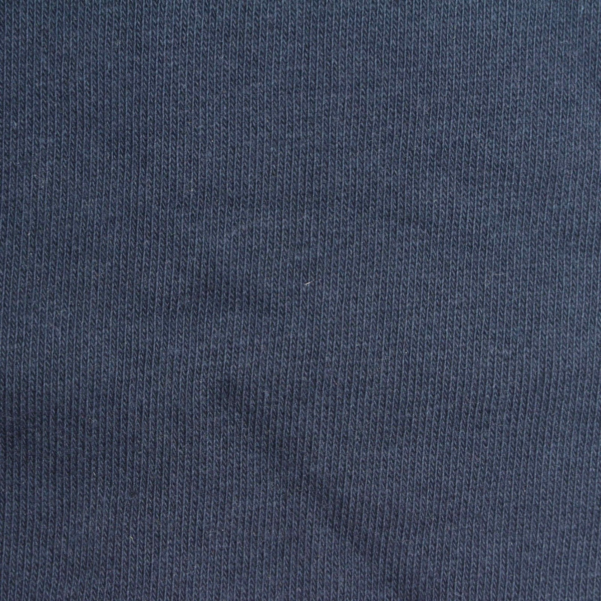Brushed Cotton Polyester French Terry Fabric, 320 gsm, 165 cm — Navy