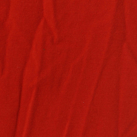 Cotton Stretch Jersey Knit Fabric, 160 gsm, 170 cm — Red