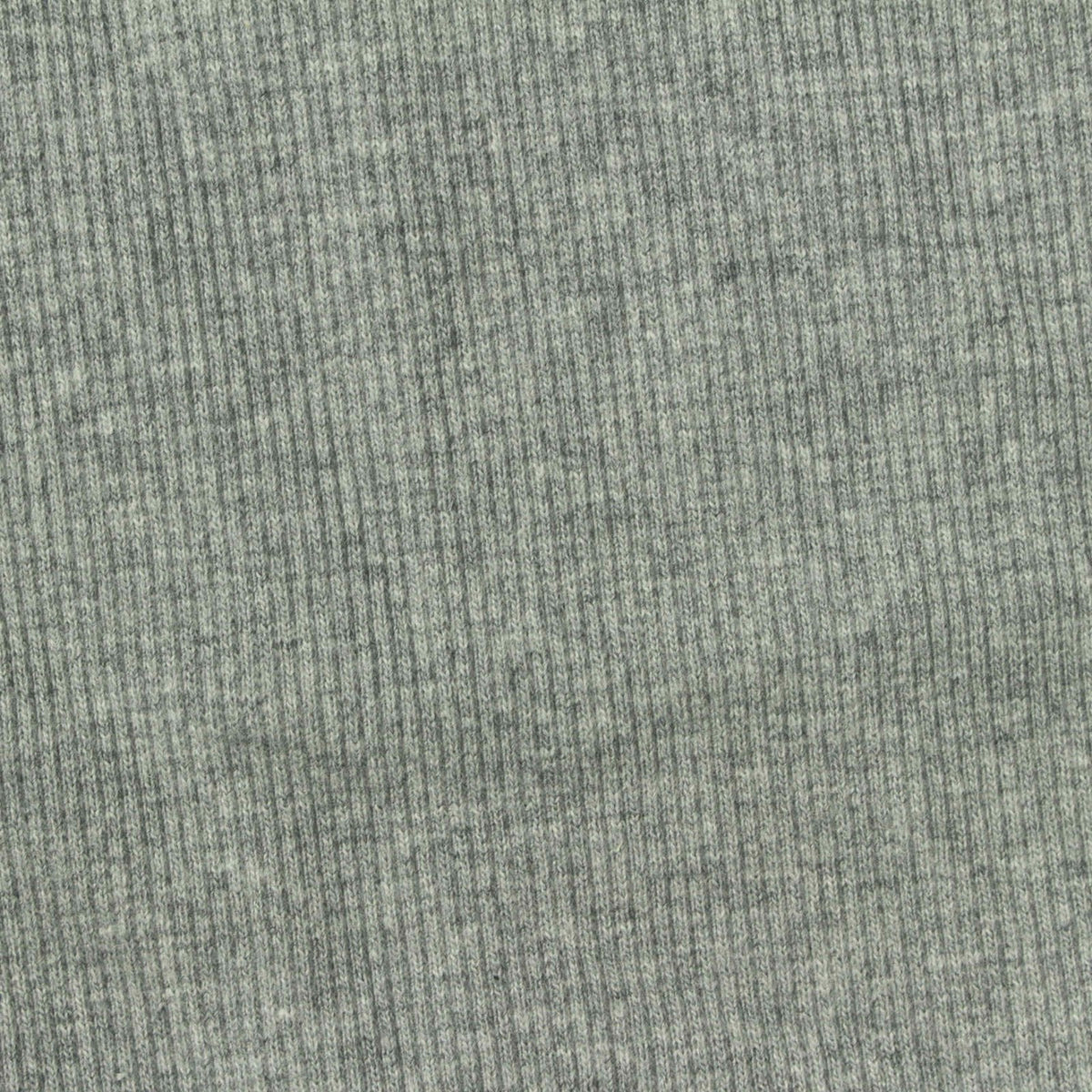 Grey Marl Rib Knit, Cotton, 360 gsm, 105 cm