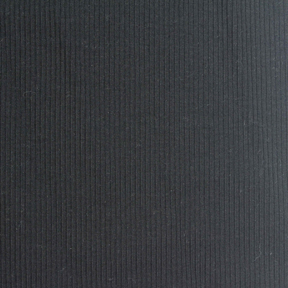 Cotton Stretch Rib Knit Fabric, 260 gsm, 105 cm — Grey
