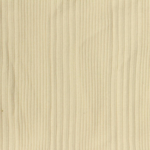 Cotton Stretch Rib Knit Fabric, 230 gsm, 180 cm — Beige
