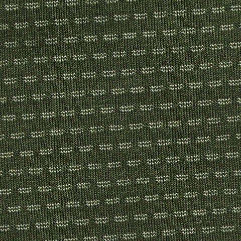 Light Green Wavy-Dash Jersey Knit, Viscose-Poly