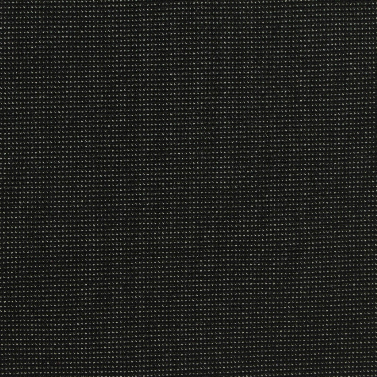 Black Marl Interlock Knit, Poly-Viscose, 320 gsm