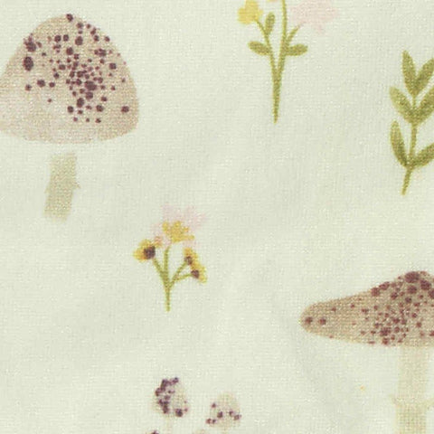 White Small-Flower Milk Silk Knit, Polyester