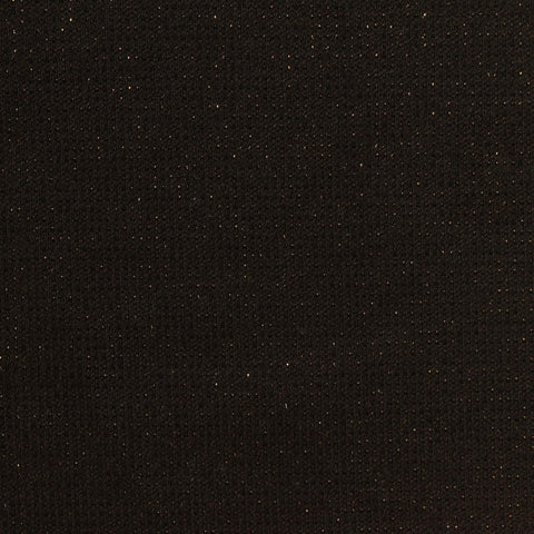 Black Marl Interlock Knit, Poly-Viscose, 209 gsm