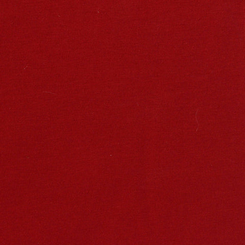 Cotton Modal Stretch Jersey Knit Fabric, 187 gsm, 190 cm — Red