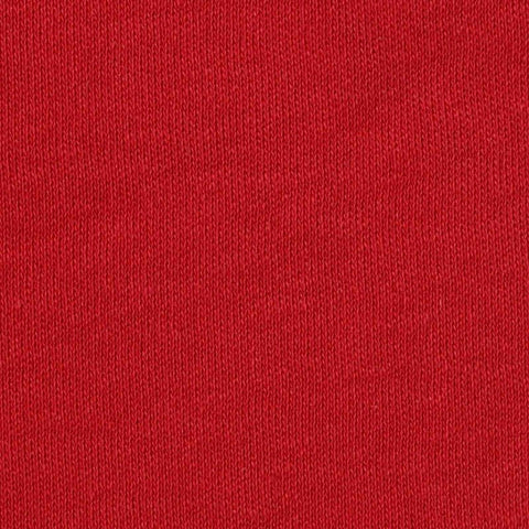 100% Cotton Interlock Knit Fabric, 192 gsm, 187 cm — Red