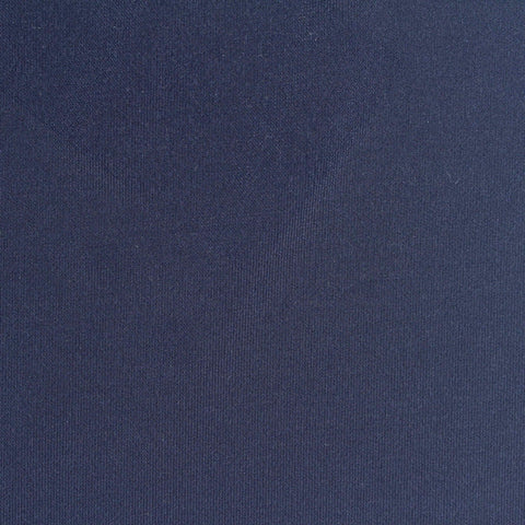 Polyester Stretch Linen-Look Fabric, 230 gsm, 160 cm — Navy