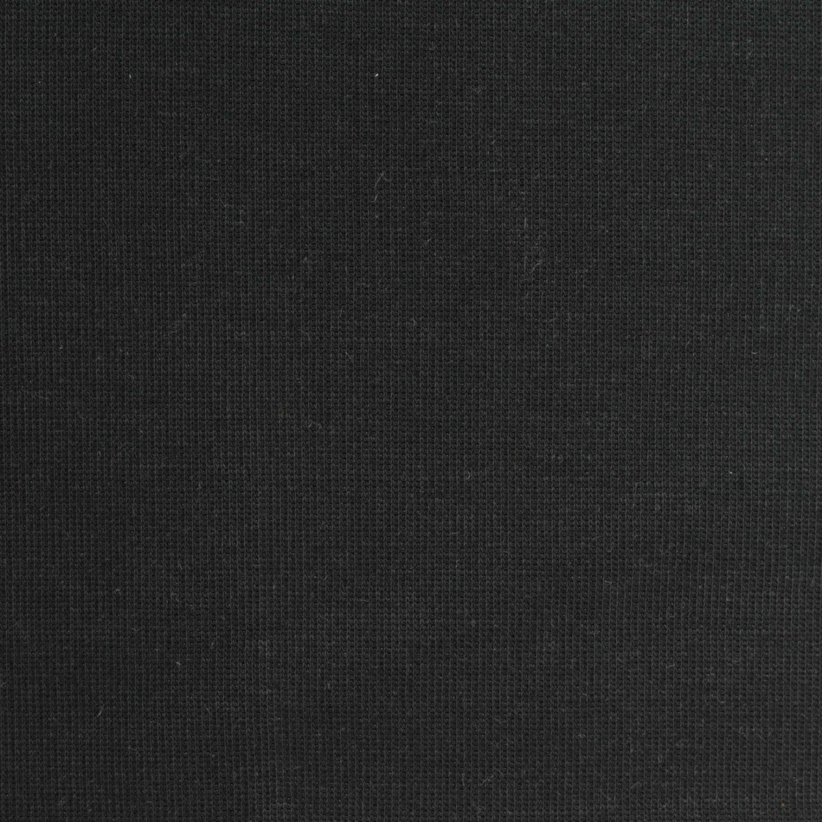 Cotton Polyester Scuba Knit Fabric, 300 gsm, 185 cm — Black