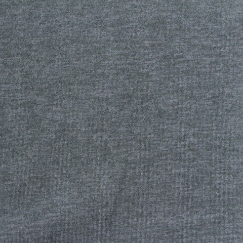 Heathered Grey Marl Jersey Knit, Polyester, 175 gsm