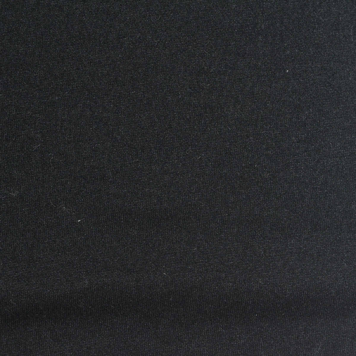 Brushed Polyester Stretch Milk Silk Knit Fabric, 240 gsm, 165 cm — Black