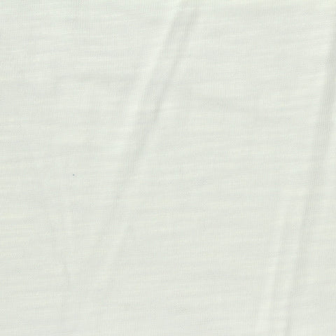 Slub Cotton Modal Jersey Knit Fabric, 145 gsm, 155 cm — White