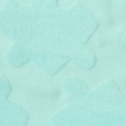 Light Blue Abstract-Cloud Jersey Knit, Poly-Cotton
