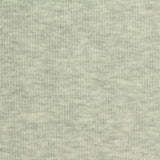 Light Grey Marl Rib Knit, Cotton-Poly