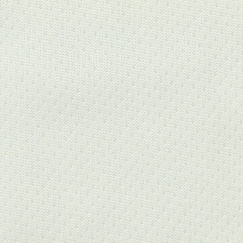 100% Polyester Birdseye Knit Fabric, 165 gsm, 184 cm — White