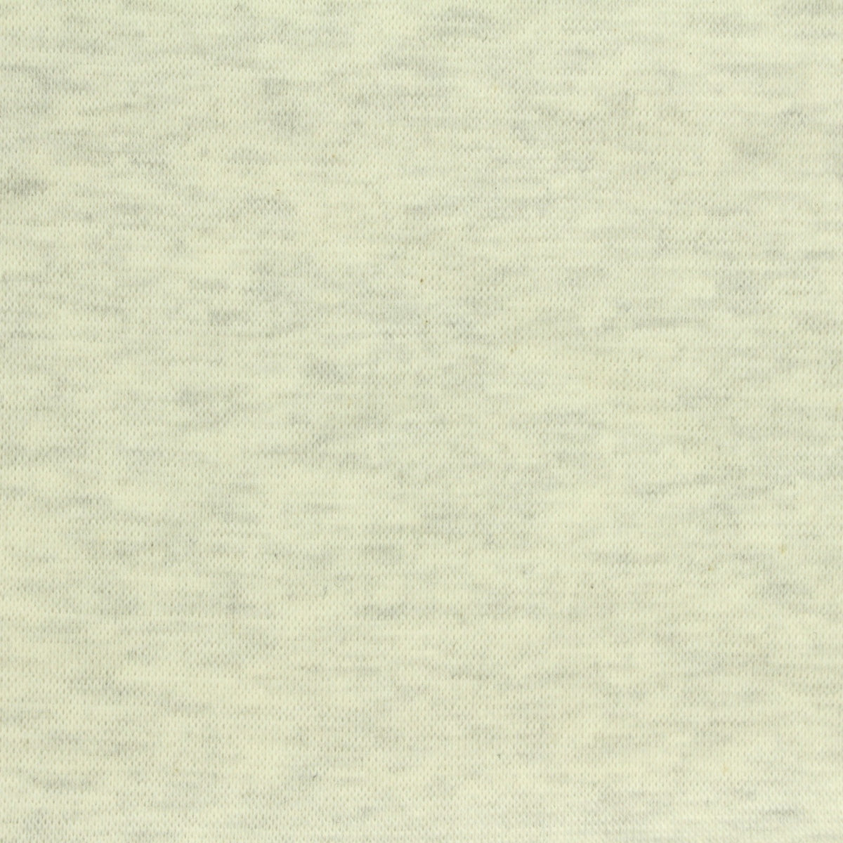 Light Cream Marl Rib Knit, Cotton-Poly