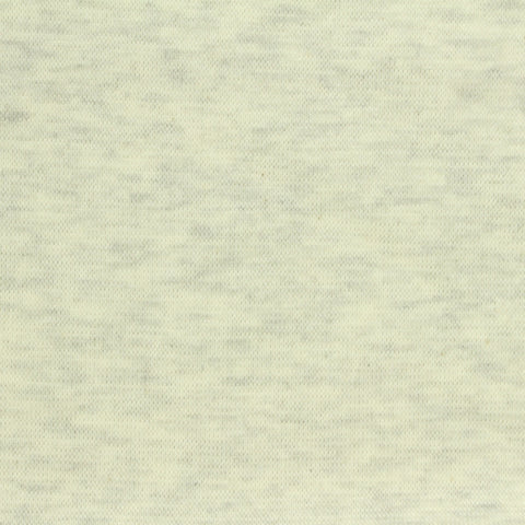 Light Cream Marl Rib Knit, Cotton-Poly