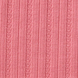 Pink Tone-on-Tone Rib Knit, Cotton-Poly — texture