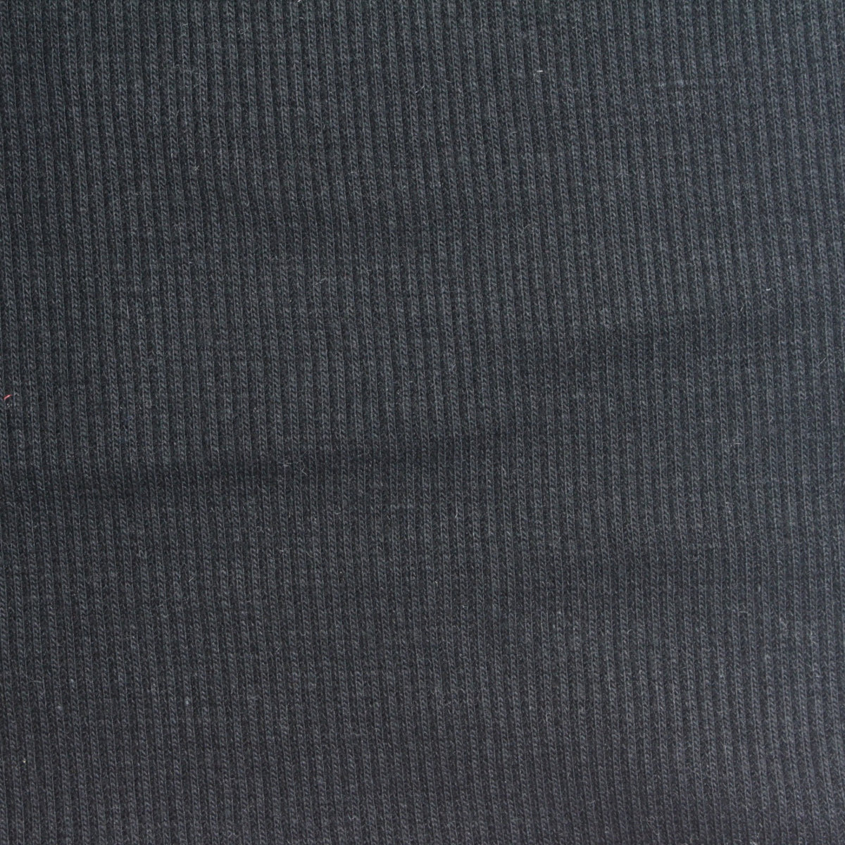 Cotton Polyester Stretch Rib Knit Fabric, 300 gsm, 132 cm — Grey