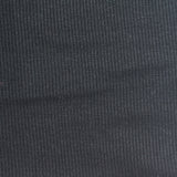 Cotton Polyester Stretch Rib Knit Fabric, 300 gsm, 132 cm — Grey