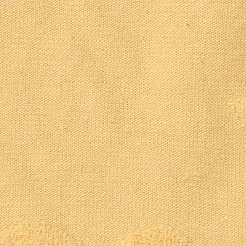Yellow Leaf French Terry, Poly-Cotton