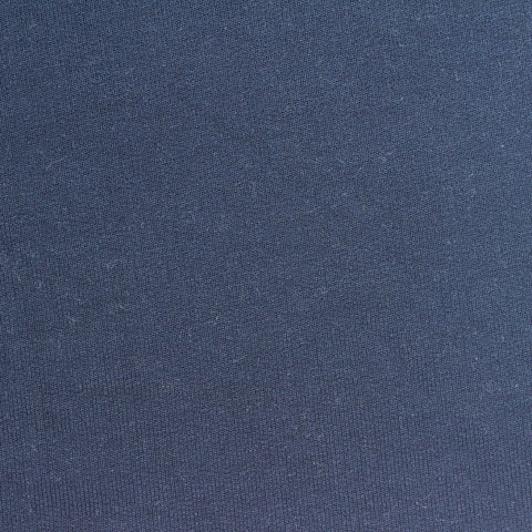 Viscose Polyester Stretch French Terry Fabric, 270 gsm, 165 cm — Navy
