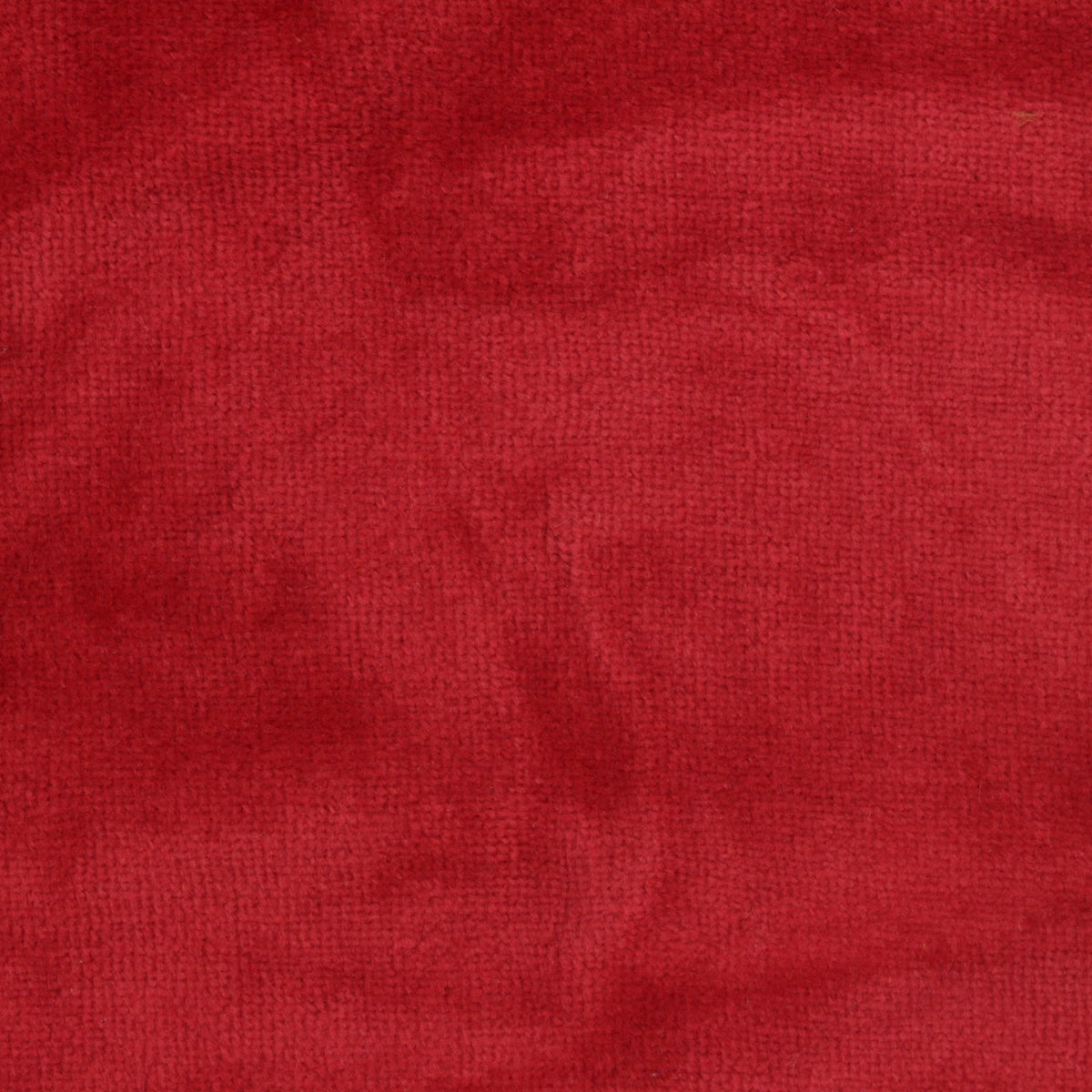 Cotton Polyester Velvet Fabric, 240 gsm, 170 cm — Red