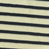 Beige Stripes Velvet, Cotton-Poly