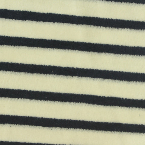 Beige Stripes Velvet, Cotton-Poly