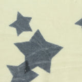 Dark Grey Stars Velvet, Cotton-Poly